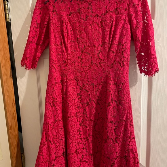 Eliza J fuschia cocktail dress above the knee. Size S. Worn once. - Picture 1 of 5